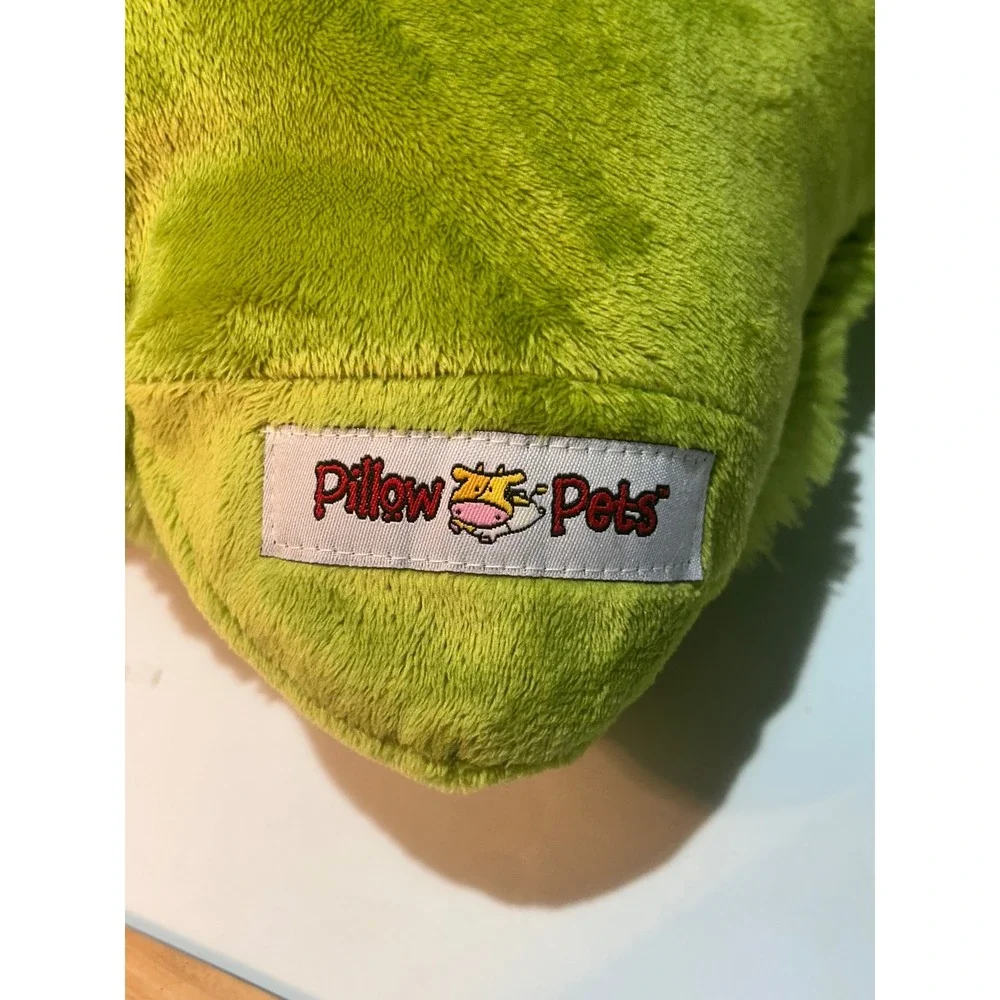 Pillow Pets Green Frog Plush Stuffed Animal Travel Pillow 18 in 2010